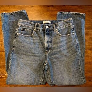 LOFT High Rise Straight Jeans